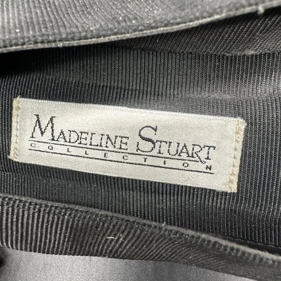 Vintage Womens Flats Shoes Madeline Stuart 1990s Size 6 Black Colorful Bow - Picture 7 of 11